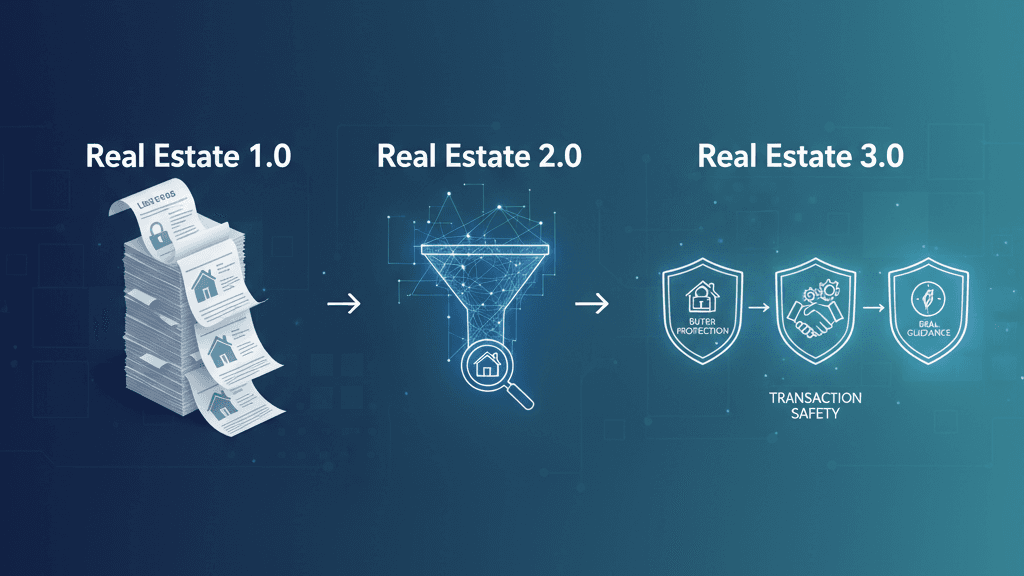 Real Estate 3.0: Why the Next Big Marketplace Will Be Built Around Buyer Protection, Not Property Listings